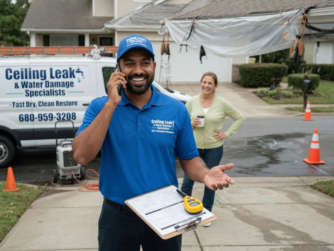 Ceiling Leak Cleanup Neotsu, OR FAQs